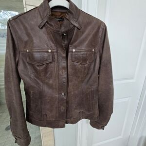 Brown Leather Jacket